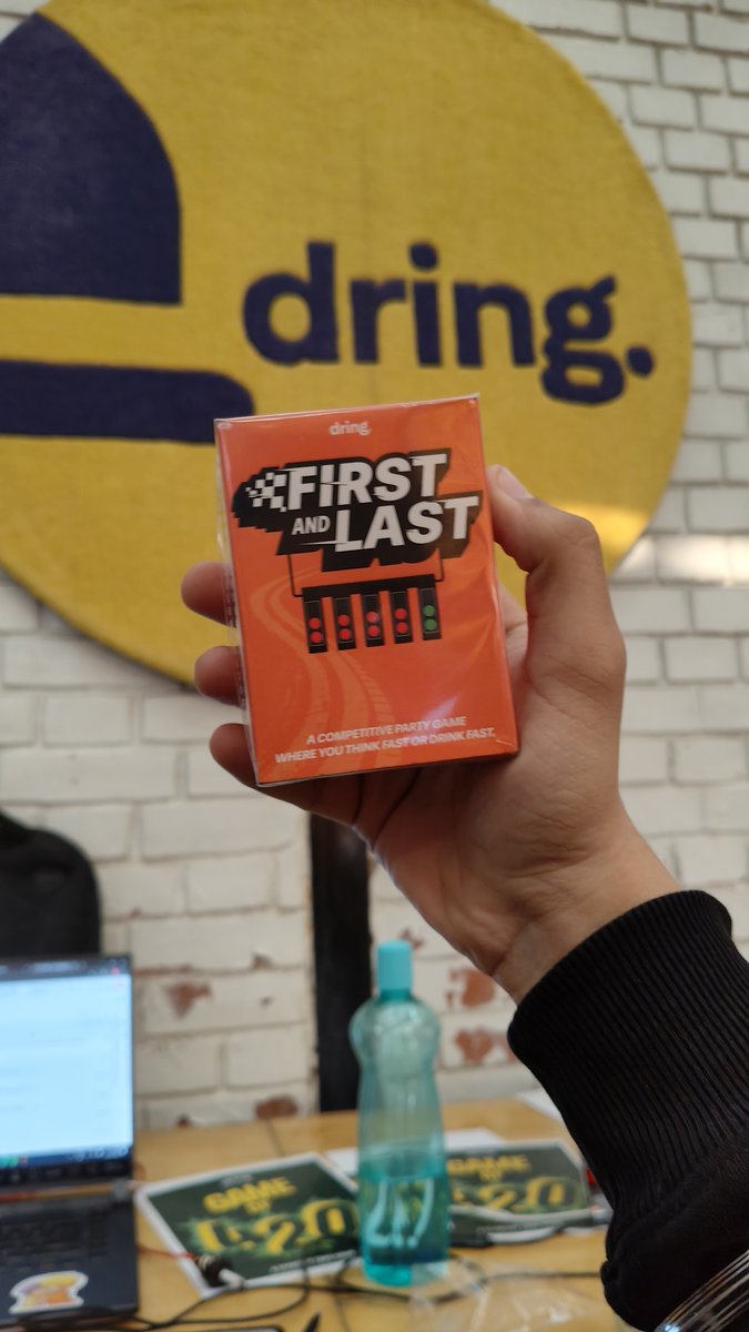 First & Last product box at the Dring studio