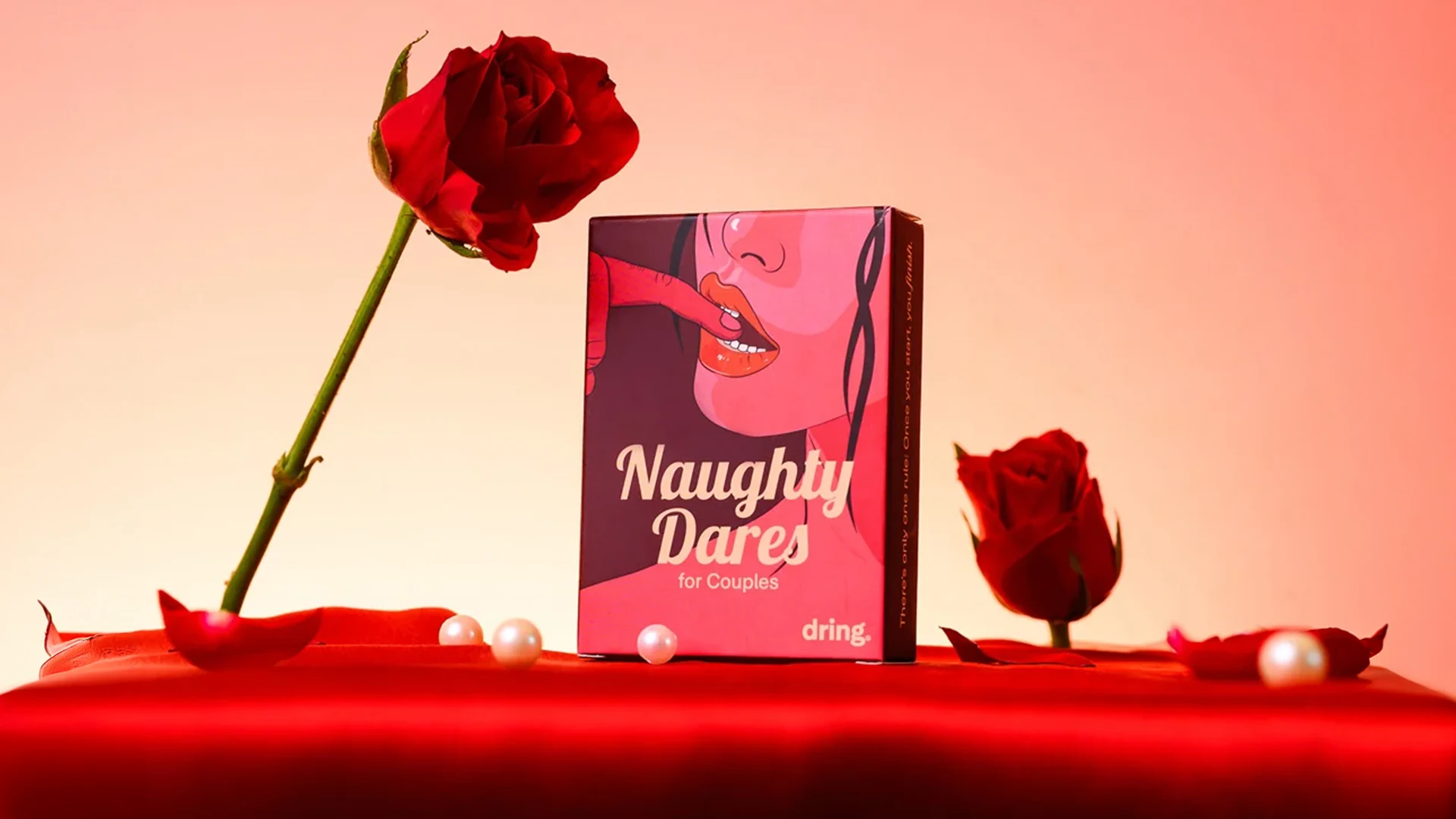 Naughty Dares for Couples — roses and pearls