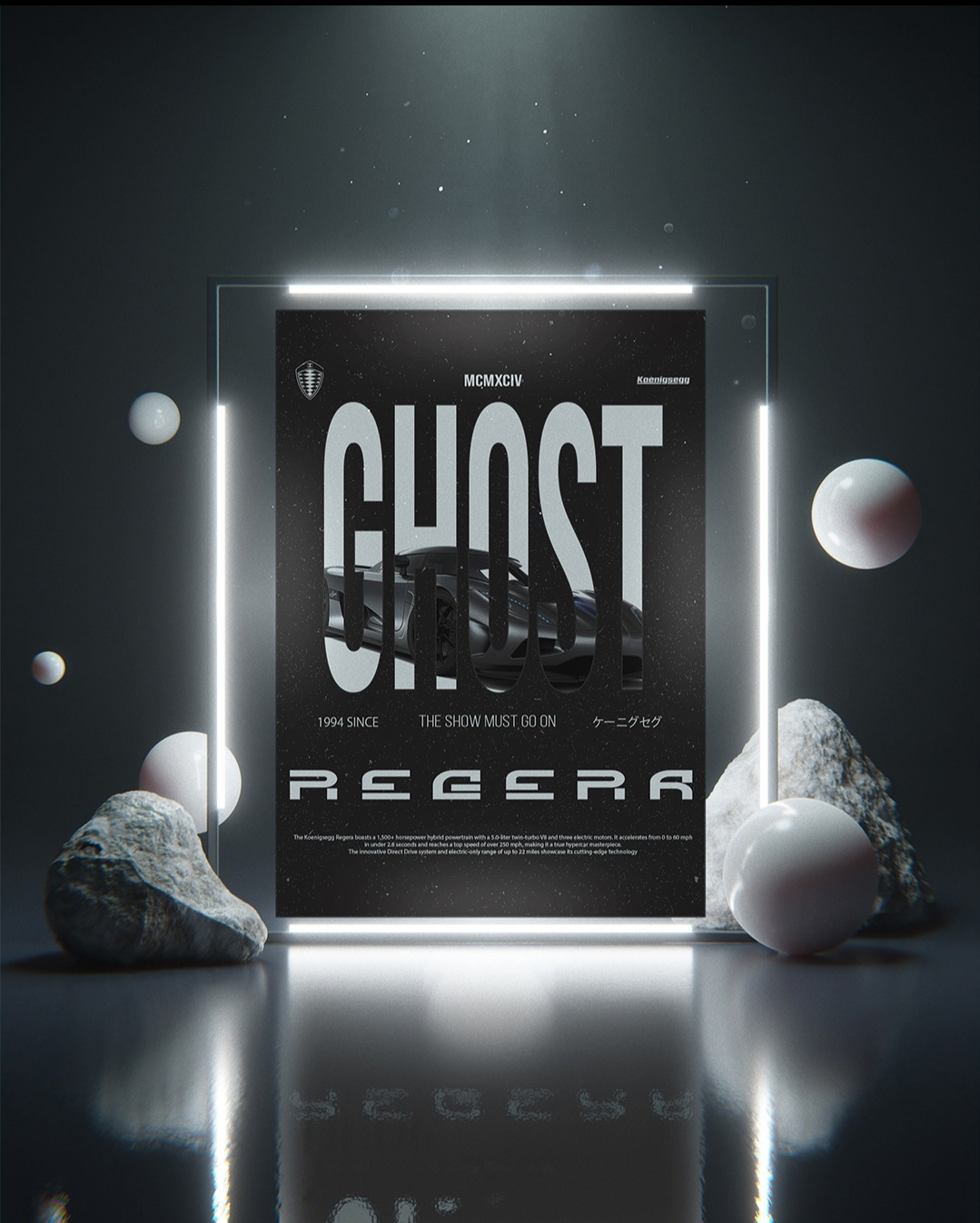 Koenigsegg Ghost Regera poster